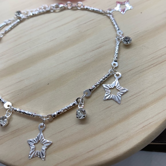 Anklet Chain Sterling Silver 925 - Picture 3 of 4